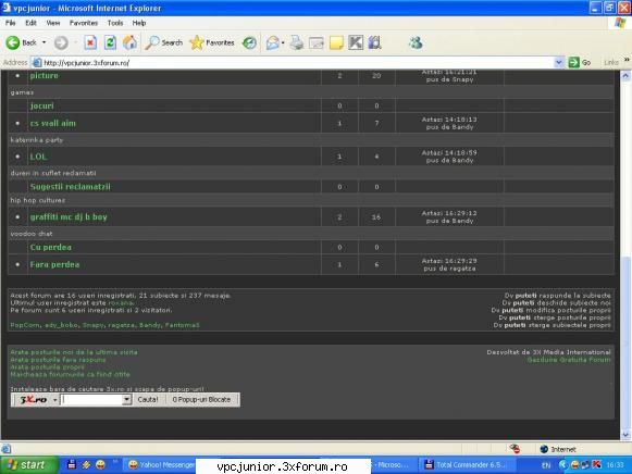 totzi codatzii laolalta pe forum... cs liveeeeeee